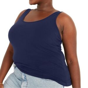 Old Navy 3X & 4X Navy Blue First-Layer Tank Top 1A07.3